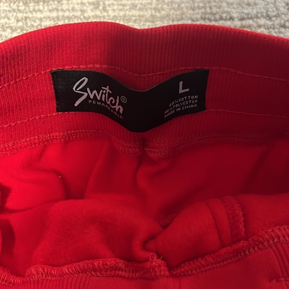Switch Remarkable Moto Joggers in Red 🆕 - Picture 4 of 6